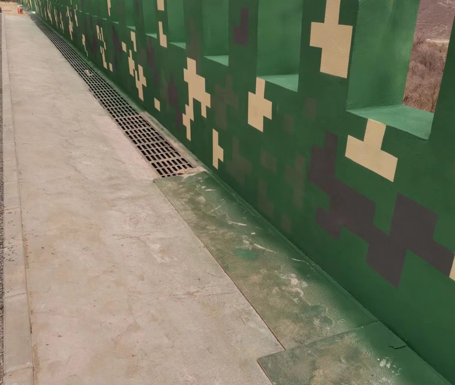 渝北围墙迷彩喷涂,数迷彩漆